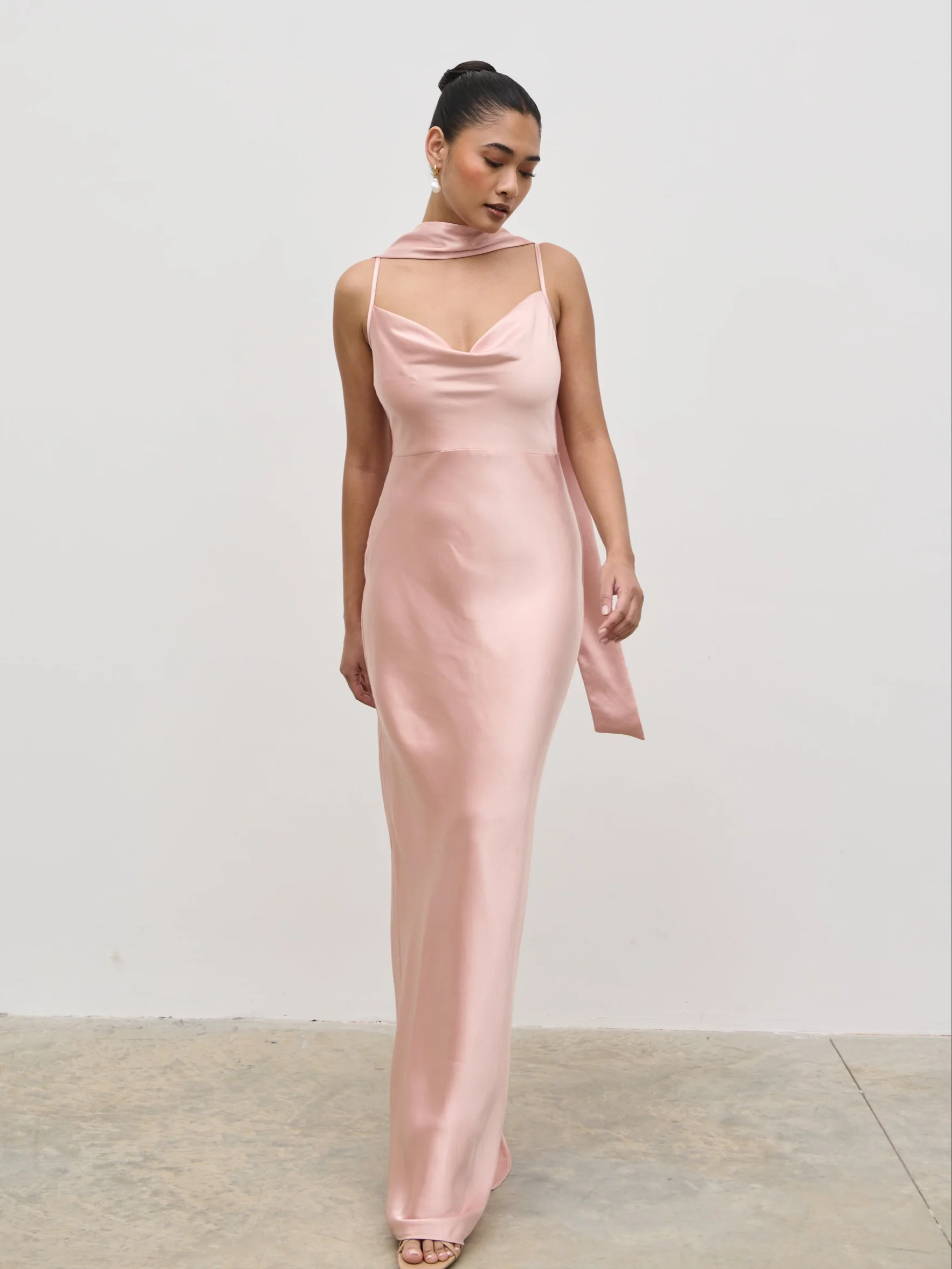 Satin Sash - Blush - Image 2