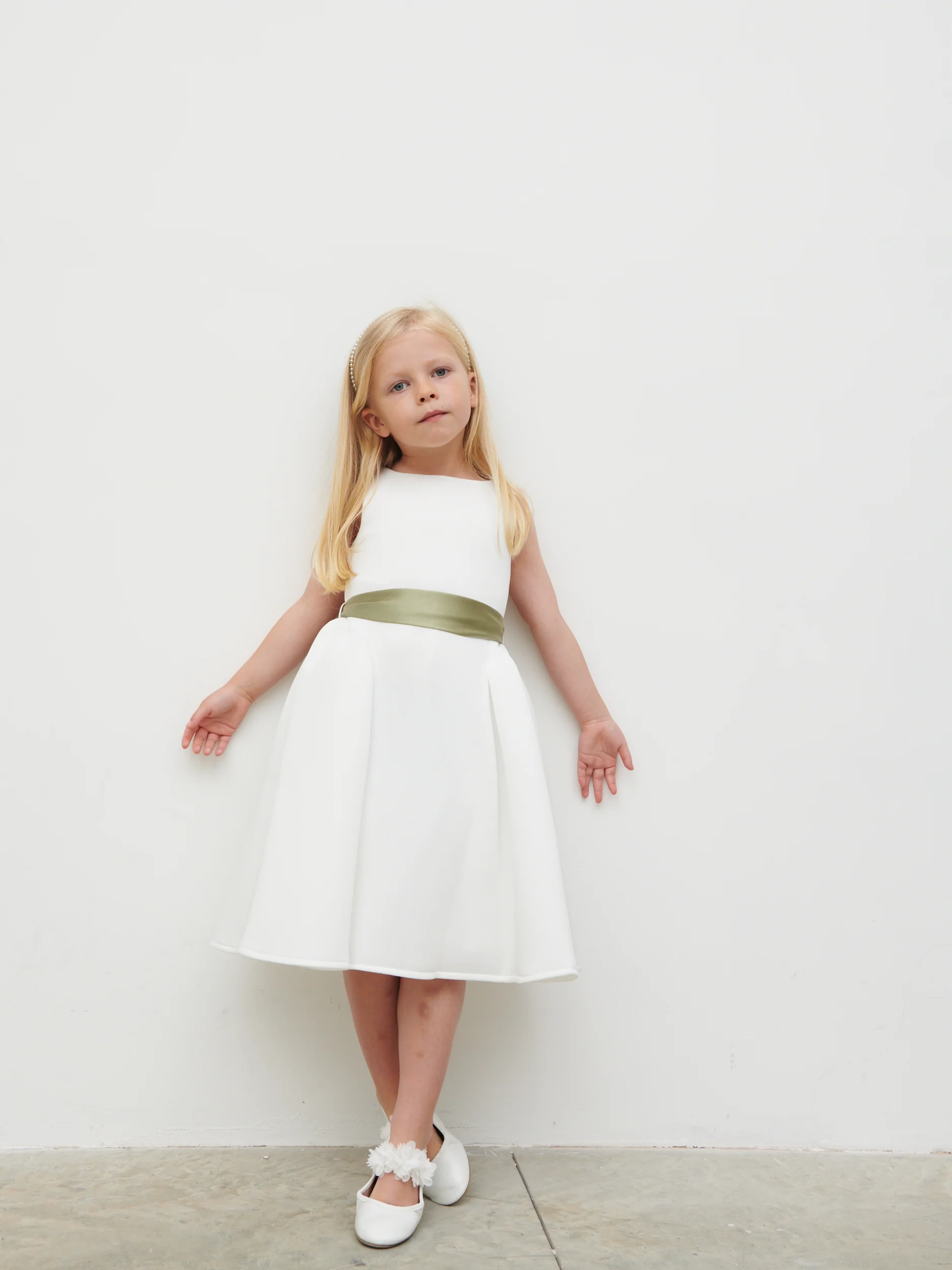 Satin Sash - Olive - Image 7