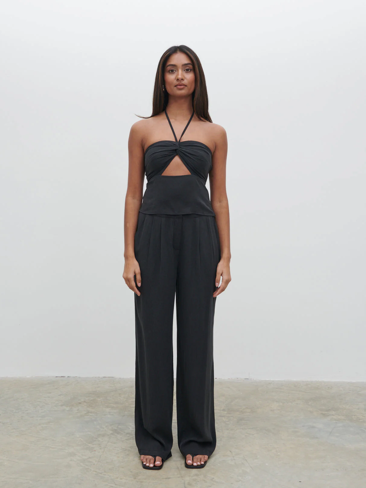 Suki Halter Top - Black - Image 5