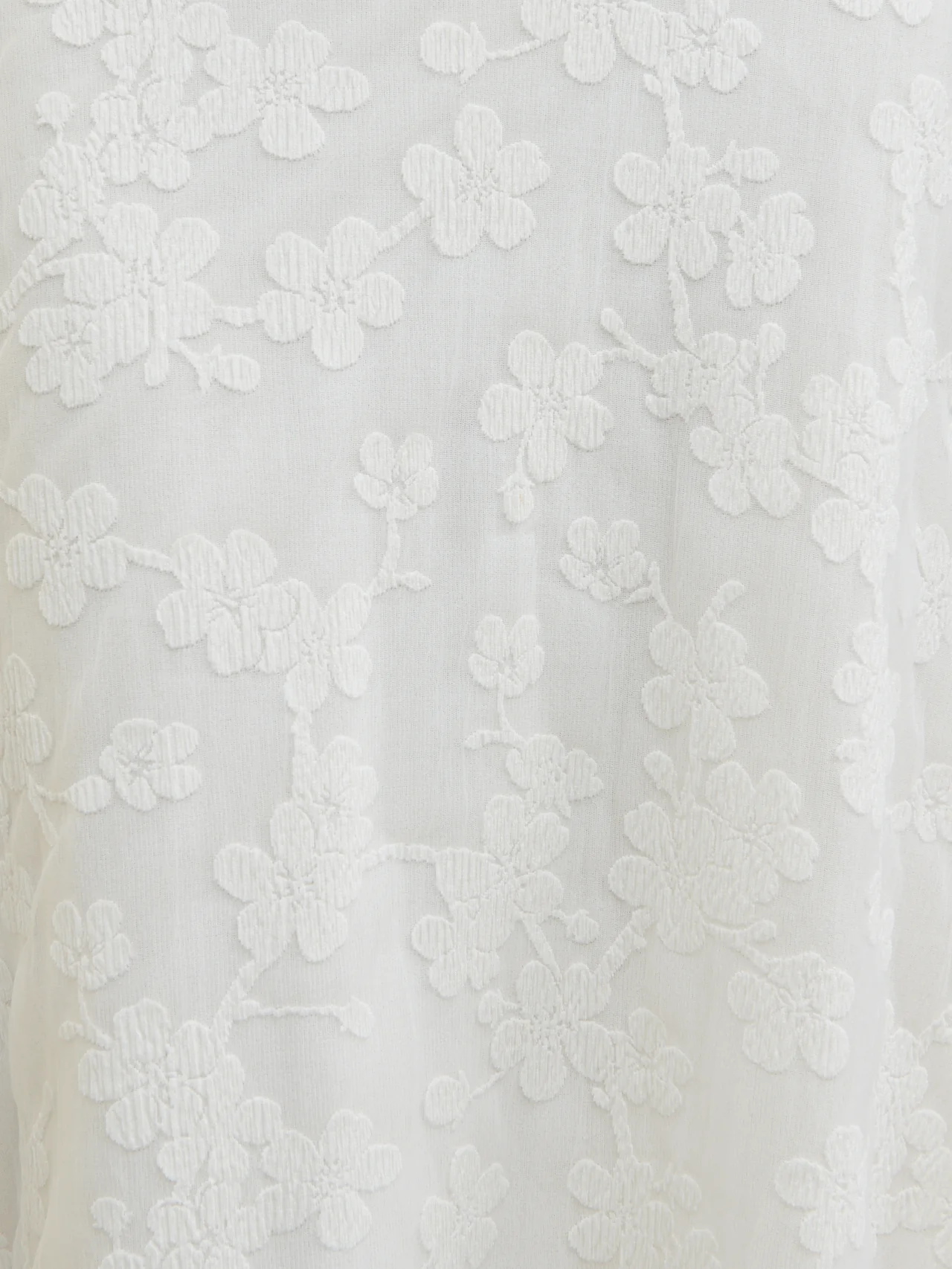 Tyra Drop Hem Floral Maxi Dress - Cream - Image 7