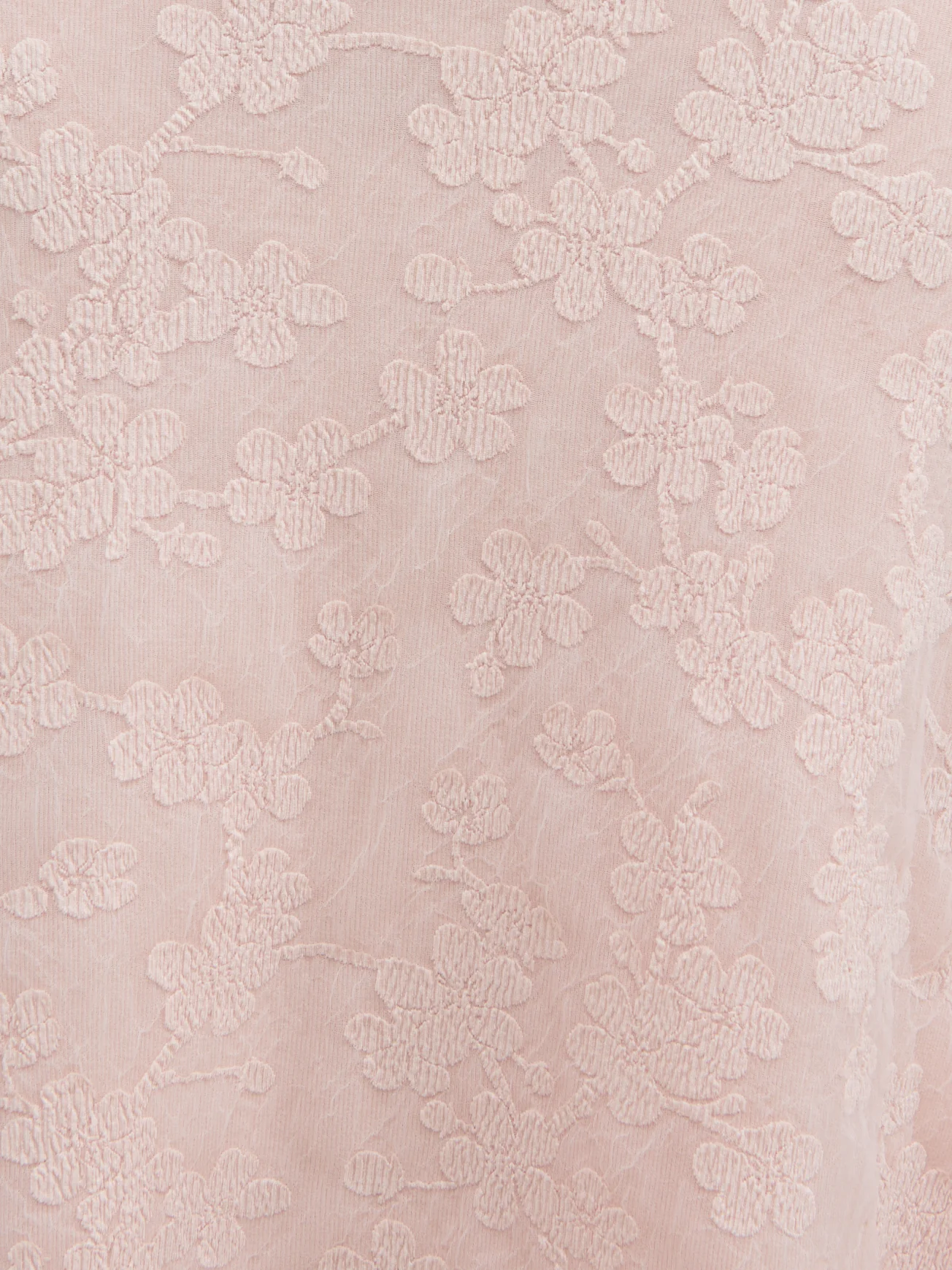 Tyra Drop Hem Floral Maxi Dress - Pastel Pink - Image 4